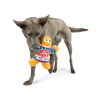 Christmas Ugly Sweater G-Man Plush Squeaky Holiday Dog Toy - 2 Sizes