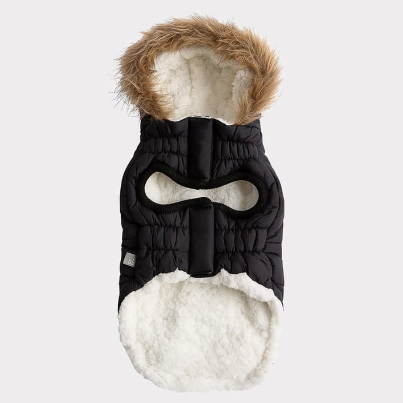GF Pet Jackets Black Elasto-Fit Urban Dog Parka