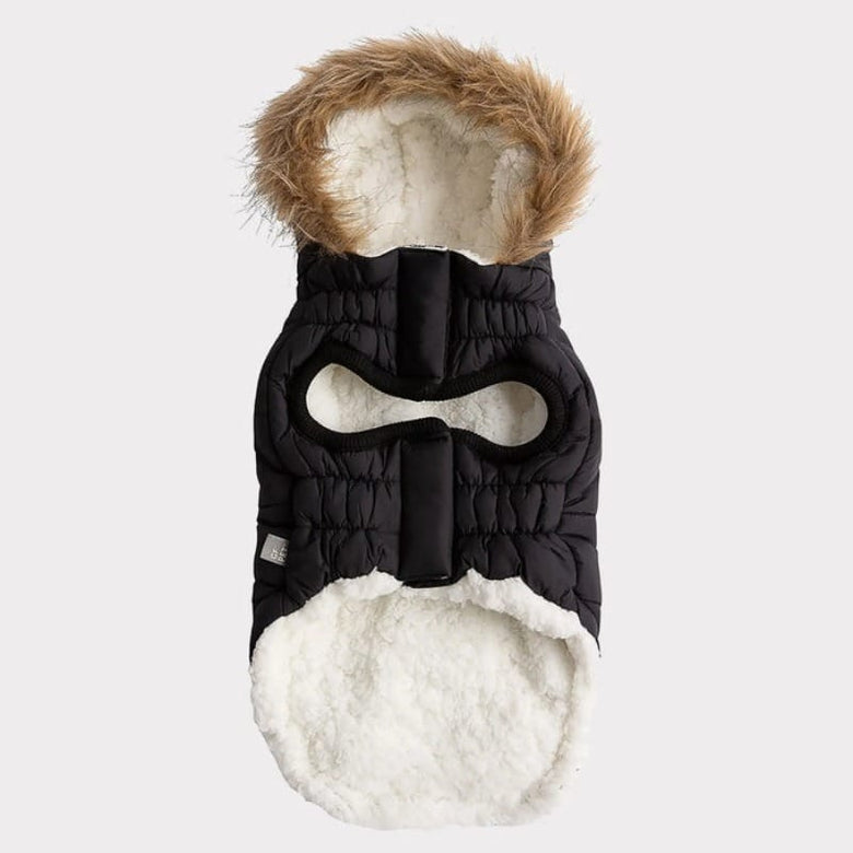 GF Pet Jackets Black Elasto-Fit Urban Dog Parka