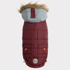 GF Pet Jackets XXS Winter Sailor Burgendy Dog Parka - Only Available in Sizes 2XS and XS