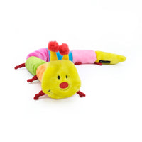 Caterpillar Deluxe Colorful Plush Squeaky Dog Toy
