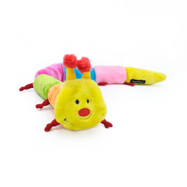 Caterpillar Deluxe Colorful Plush Squeaky Dog Toy