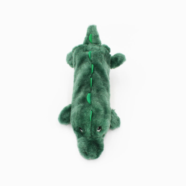 Bottle Crusherz Alligator Plush Squeaky Dog Toy