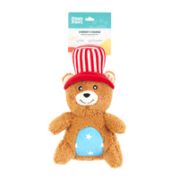 ZippyPaws Dog Toys Cheeky Chumz Americana Patriotic Bear Plush Squeaky Dog Toy
