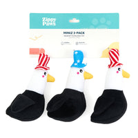 Eagles Miniz Patriotic Americana Plush Squeaky Dog Toy Set - 3 Pc