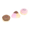 Pan Dulce Miniz Plush Squeaky Dog Toy Set - 3 Pk
