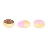 Pan Dulce Miniz Plush Squeaky Dog Toy Set - 3 Pk