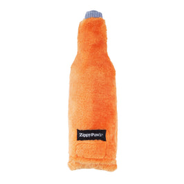 Happy Hour Crusherz Perritos Orange Mandarin Bottle Plush Squeaky Dog Toy