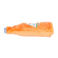 Happy Hour Crusherz Perritos Orange Mandarin Bottle Plush Squeaky Dog Toy