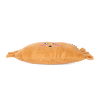 NomNomz Empanada Squeaky Plush Dog Toy