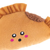 NomNomz Empanada Squeaky Plush Dog Toy