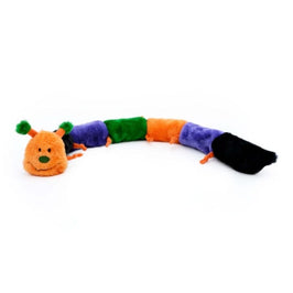 Zippypaws dog toys Halloween Caterpillar Deluxe with 7 Squeakers Plush Long Dog Toy