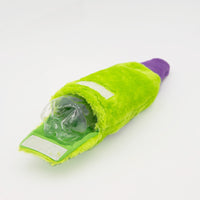 Happy Hour Crusherz Halloween Frankenstein Wine Plush Squeaky Dog Toy