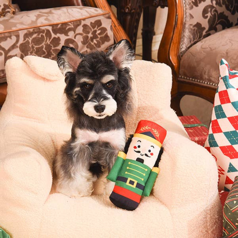 Hugsmart Products Inc Hugsmart Products Inc - HugSmart Pet - Happy Woofmas | Nutcracker - Dog Plush Toy