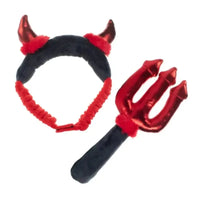 PetShop by Fringe Studio dog toys Cute lil Devil Dog Costume/ Play Set - 2 Pc