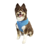 Barker's Bowtique Barker's Bowtique - Hip Doggie-Old Header Cards- Ultra Comfort Harness-Blue: M