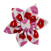 Huxley & Kent Bow Ties SM Kiss Kiss Lips Pinwheel Pet Collar Attachment - 2 Sizes