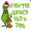 Sun Dog Bow Tie Holiday Grouchy Grinch Green Flower Pet Collar Attachment - 2 Sizes