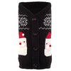 Christmas Santa Claus Faux Button Down Warm Holiday Dog Cardigan