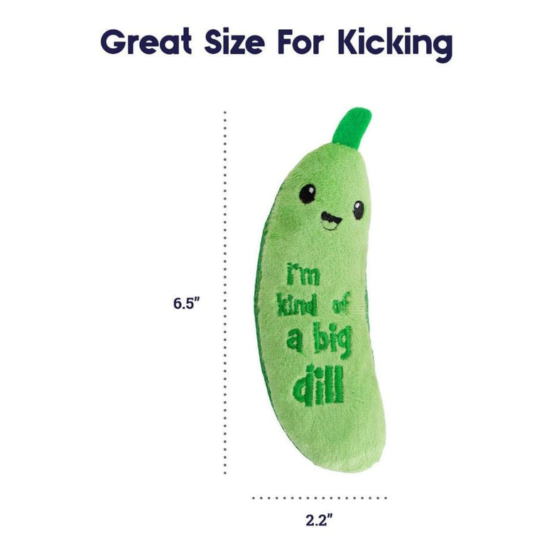 Catstages Cat Toys Crunchy Pickle Kicker Cat Toy