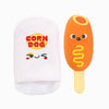 Hugsmart Products Inc dog toys Food Party Corn Dog Plush Dog Toy