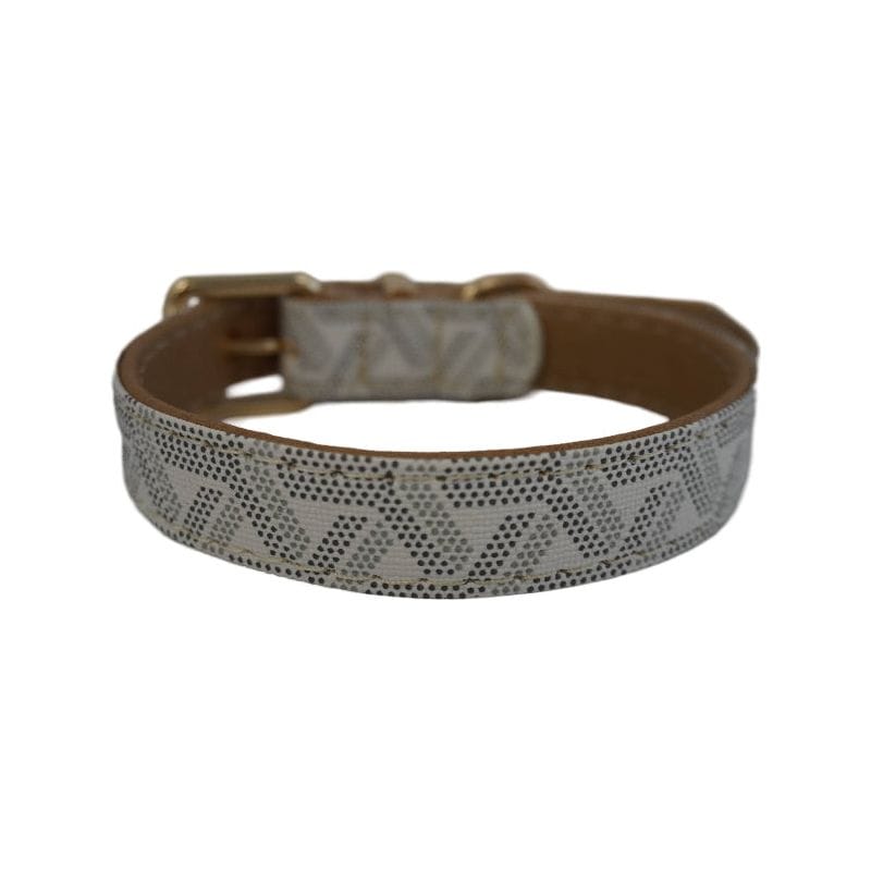 BARK by DOG Collars Morel White Luxury Pet Collar