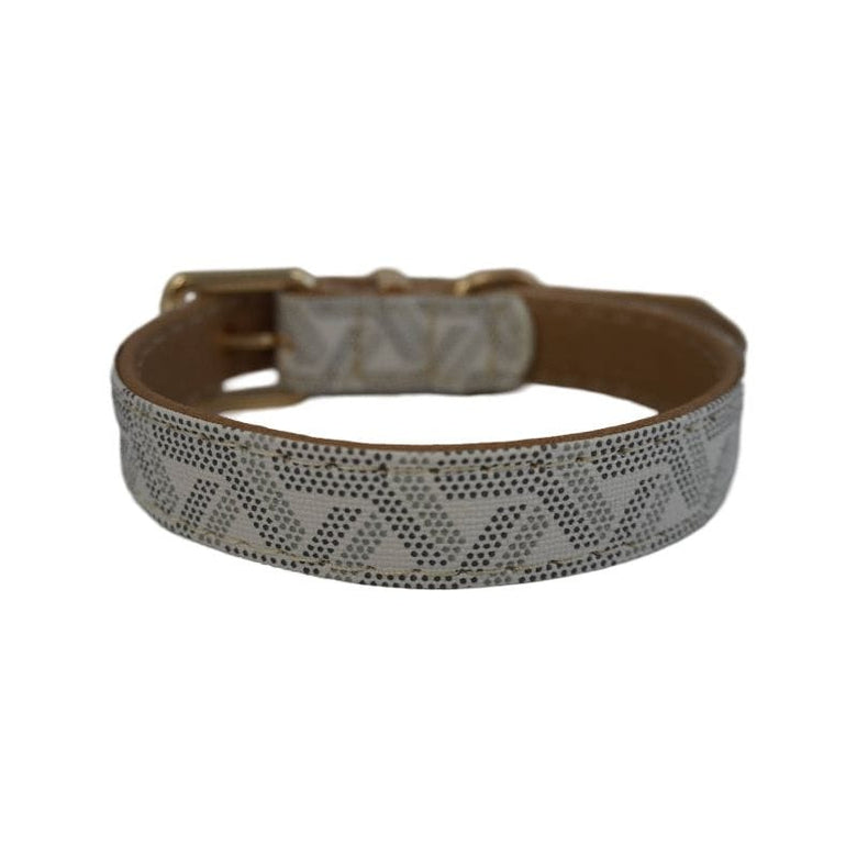 BARK by DOG Collars Morel White Luxury Pet Collar