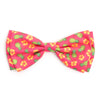Pineapples Summer Pink Bow Tie Pet Collar Attachment - 2 Sizes