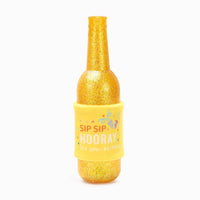 Hugsmart Products Inc dog toys Yappy Birthday Wine TPR Rubber Bottle Dog Toy