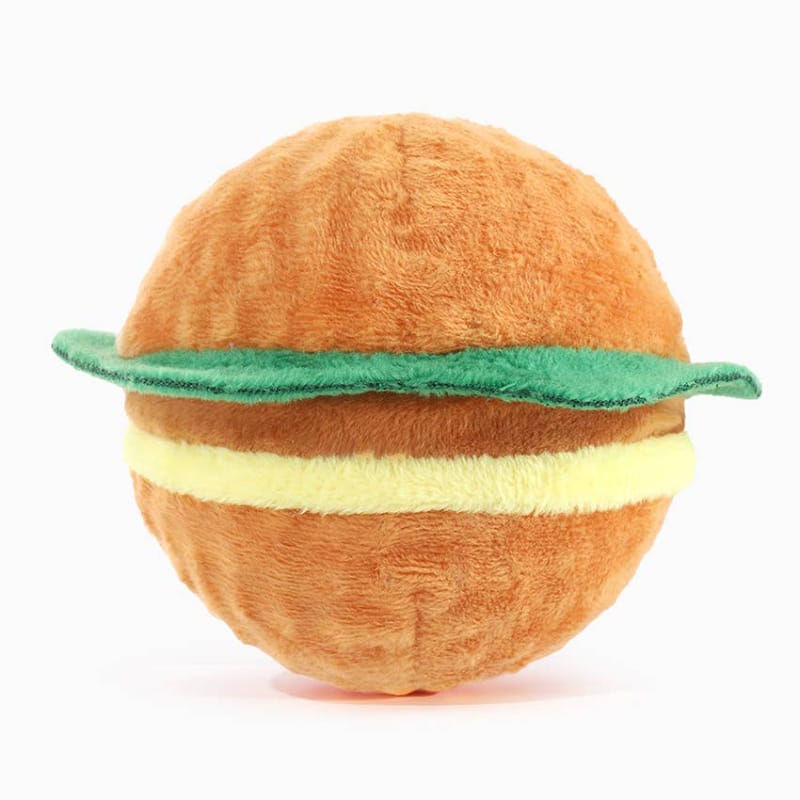 Hugsmart Products Inc dog toys Food Party Hamburger Ball Dog Toy
