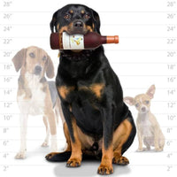 VIP Products/Tuffy dog toys Grrrobert Slobbery Silly Squeaker Bottle Tuffy Durable Dog Toy