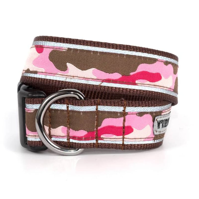 The Worthy Dog Collars MD Pink Camo Dog Collar