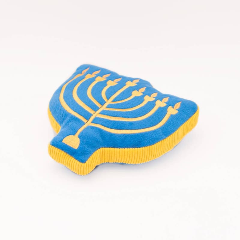 ZippyPaws dog toys Hanukkah Squeakie Menorah Holiday Dog Toy