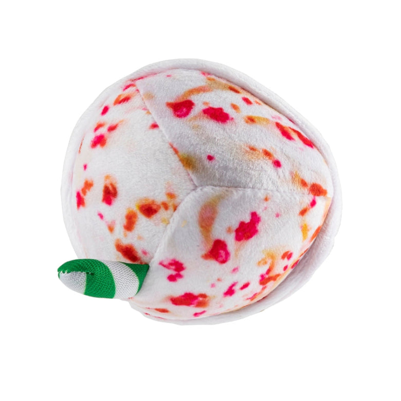 Starbarks Puppermint Mocha Holiday Dots Christmas Plush Squeaky Dog Toy