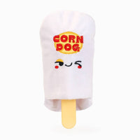 Hugsmart Products Inc dog toys Food Party Corn Dog Plush Dog Toy