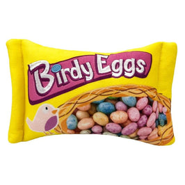 Huxley & Kent dog toys SM Easter Birdy Eggs Spring Plush Squeak Dog Toy - 2 Sizes