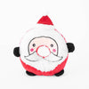 ZippyPaws dog toys Donutz Buddies Santa Claus Dog Toy