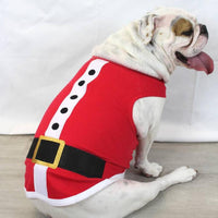 Parisian Pet Tee's Santa Claus Outfit Embroidered Dog T Shirt