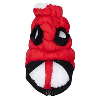 Barker's Bowtique Jackets HD Crown Puffer Dog Coat Vest - Red