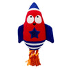 Huxley & Kent Dog Toys SM Rocket Man Plush Squeak Dog Toy - 2 Sizes