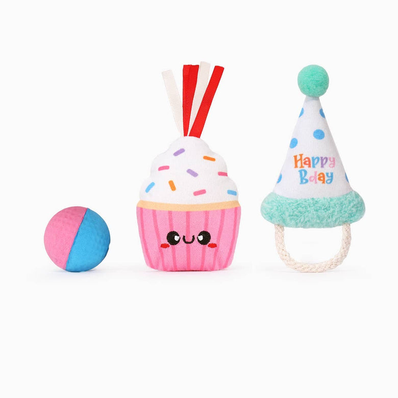 Hugsmart Products Inc Hugsmart Products Inc - HugSmart Pet - Yappy Birthday  | Cake & Hat - Cat Toy