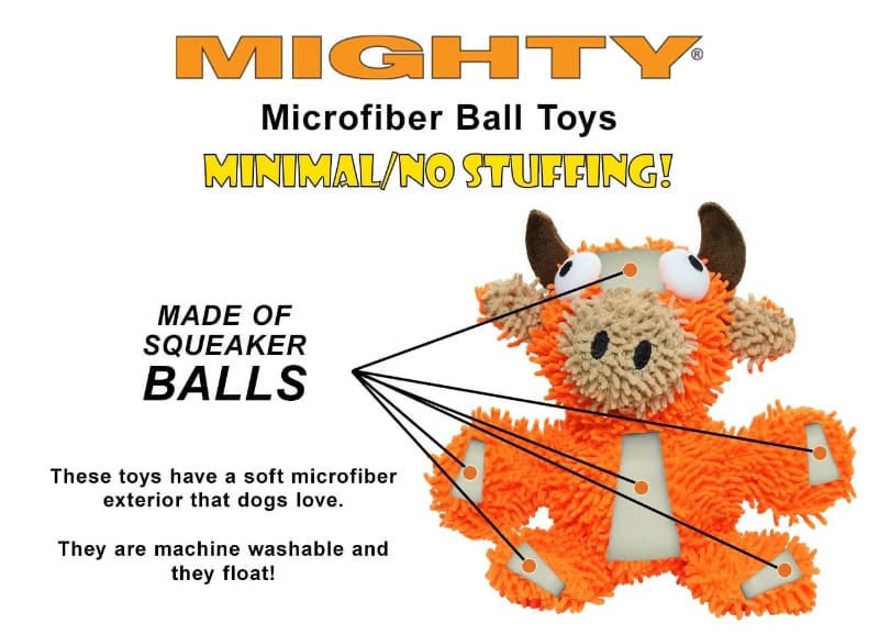Tuffy Dog Toys - VIP Products dog toys Halloween Mighty Microfiber Ball Witch Durable Dog Toy