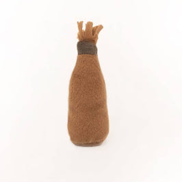 ZippyClaws Cat Toys Cat Crusherz Brown Whiskey Plush Cat Toy