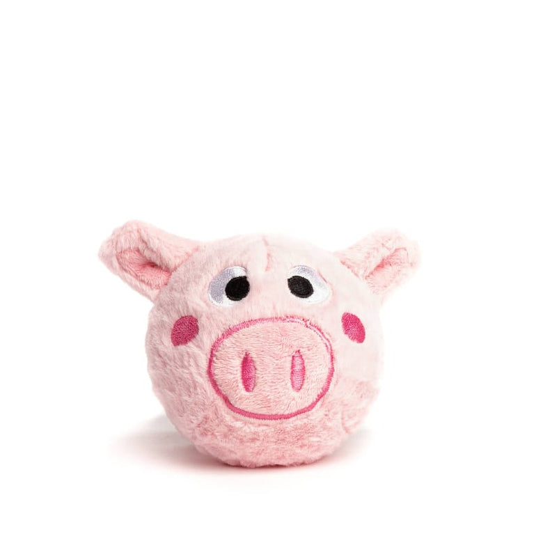 fabdog dog toys Pig Faball Plush Ball Dog Toy - Sz Large