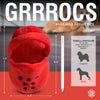 Chomp Haus Dog Toys Grrrocs Plush Shoe Squeaky Red Dog Toy