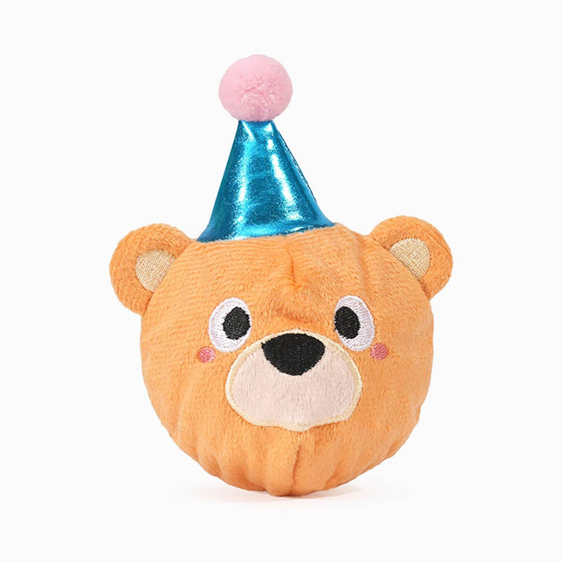 Hugsmart Products Inc Hugsmart Products Inc - HugSmart Pet - Yappy Birthday | Teddy Bear - Ball Toy
