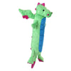 GoDog dog toys Skinny Dragons w/Chew Guard Plush Green Dog Toy