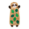 Snufflerz Blankets Sloth Interactive Plush Squeaky Dog Toy
