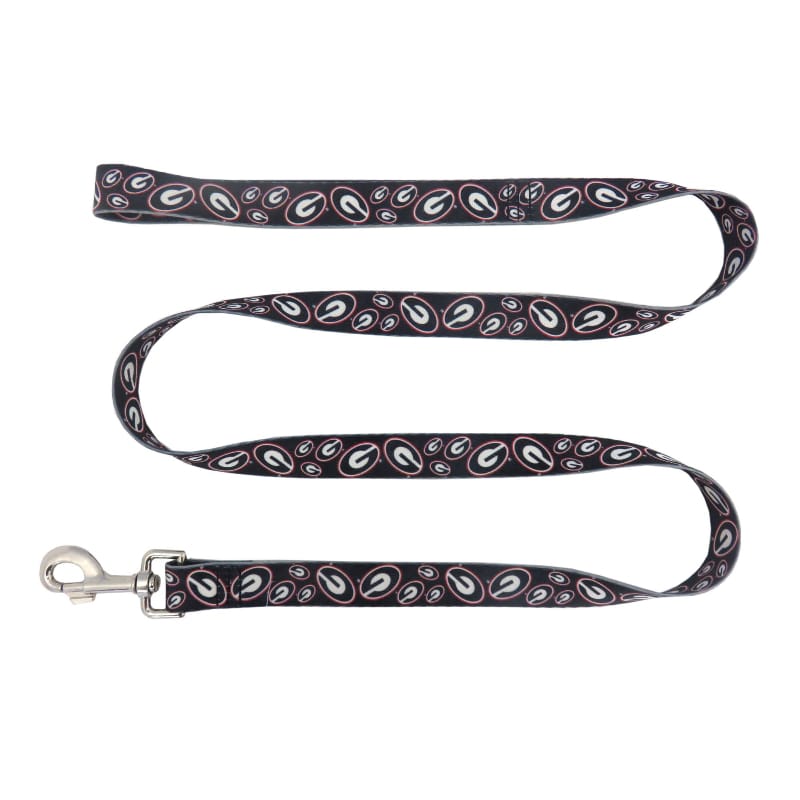 Little Earth Productions Leashes GA Bulldogs Black Pet Leash - 3/4" Width