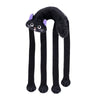 EcoZippy Halloween Crinkle Scaredy Black Cat Plush Squeaky Dog Toy